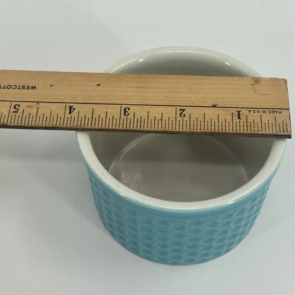 Crate & Barrel Dot Ramekin 3.75